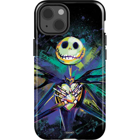 Disney The Nightmare Before Christmas Jack Skellington Art iPhone 15 Impact Case